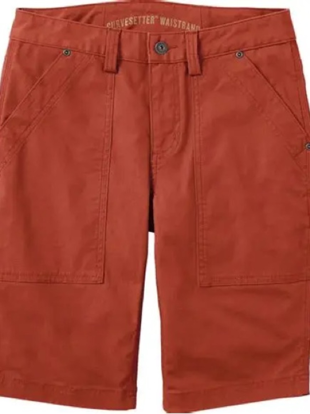 NWT Duluth Duluthflex Fire Hose Coolmax Women’s Rust 11” Cargo Shorts size 14